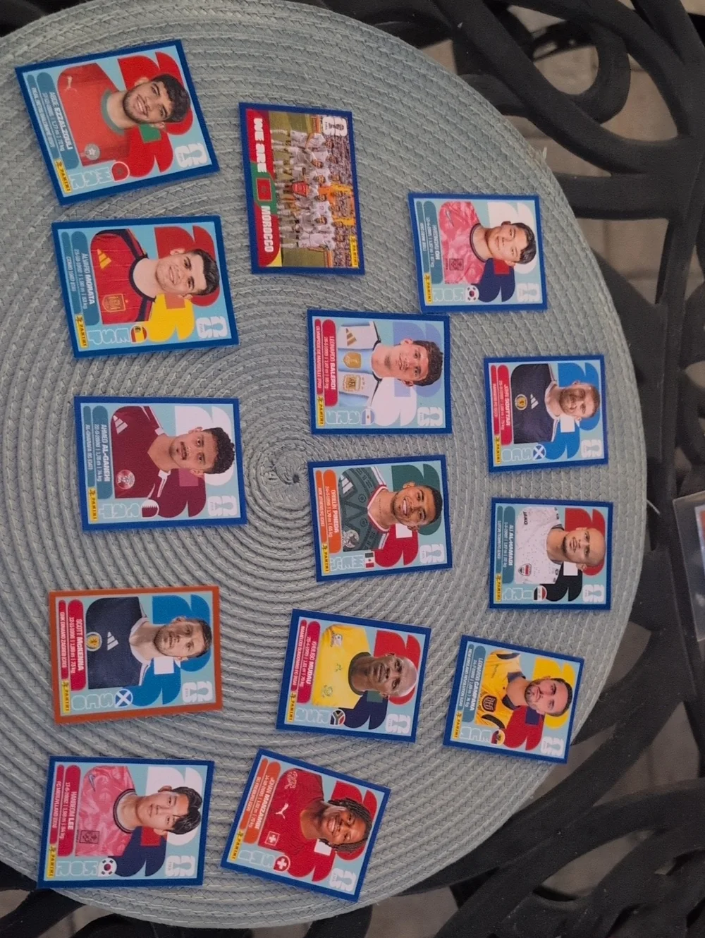 Panini FIFA World Cup 2026 Red And Blue Border Stickers -19